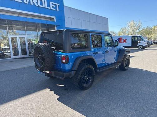 Hydro Blue Pearlcoat 2024 Jeep Wrangler 4xe Willys