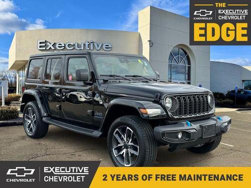 Black Clearcoat 2024 Jeep Wrangler 4xe Sport S