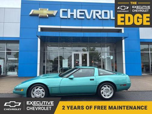 Teal 1991 Chevrolet Corvette Base