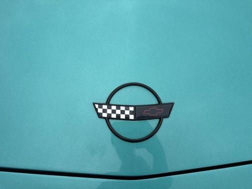 Teal 1991 Chevrolet Corvette Base