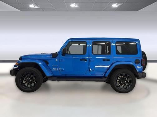Hydro Blue Pearlcoat 2022 Jeep Wrangler Unlimited 4xe Sahara