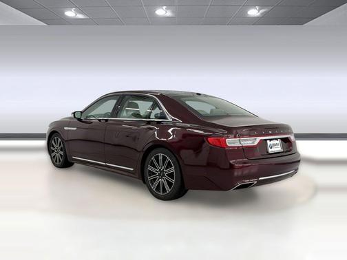 Red 2017 Lincoln Continental Reserve