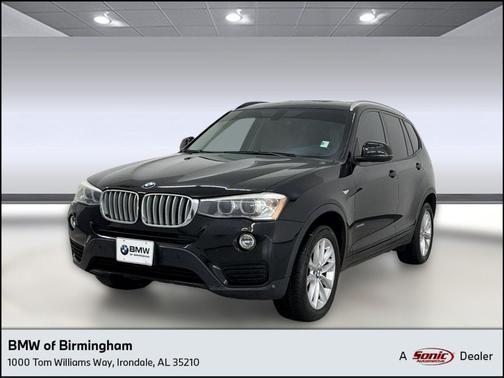 Black 2017 BMW X3 xDrive28i