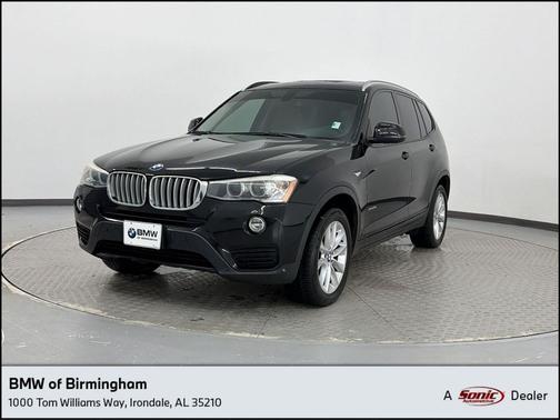 Black 2017 BMW X3 xDrive28i
