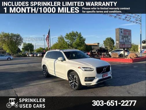 White 2018 Volvo XC90 T6 Momentum