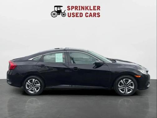 Crystal Black Pearl 2018 Honda Civic LX