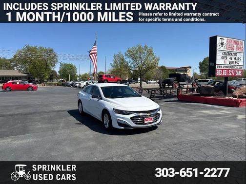 Summit White 2023 Chevrolet Malibu 1LS