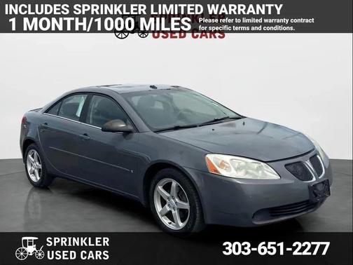 Blue 2008 Pontiac G6 Base