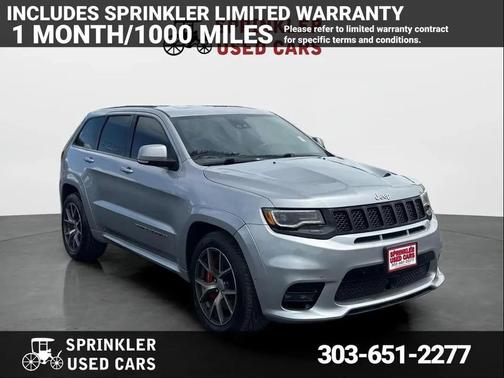 Billet Silver Metallic Clearcoat 2017 Jeep Grand Cherokee SRT