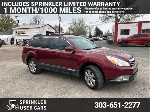 Ruby Red Pearl 2012 Subaru Outback 2.5i Premium