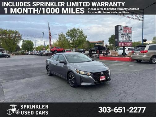 Gray 2024 Nissan Sentra SV