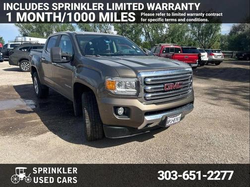 Tan 2016 GMC Canyon SLT