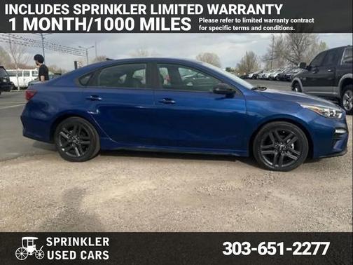 Deep Sea Blue 2021 Kia Forte GT-Line