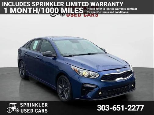 Deep Sea Blue 2021 Kia Forte GT-Line