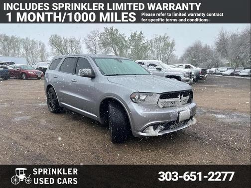 Billet Silver Metallic Clearcoat 2016 Dodge Durango R/T