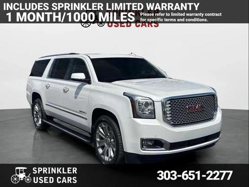 White 2017 GMC Yukon XL Denali