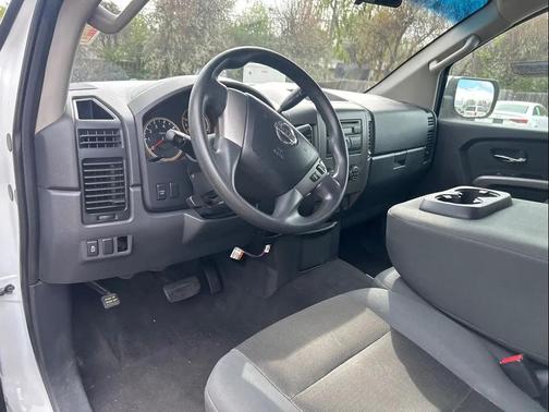 Glacier White 2015 Nissan Titan S