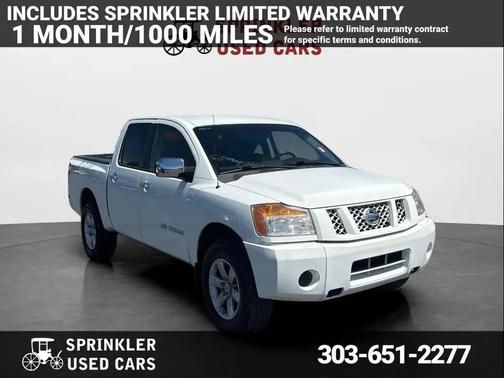 Glacier White 2015 Nissan Titan S