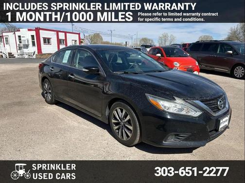 Super Black 2017 Nissan Altima 2.5 SL