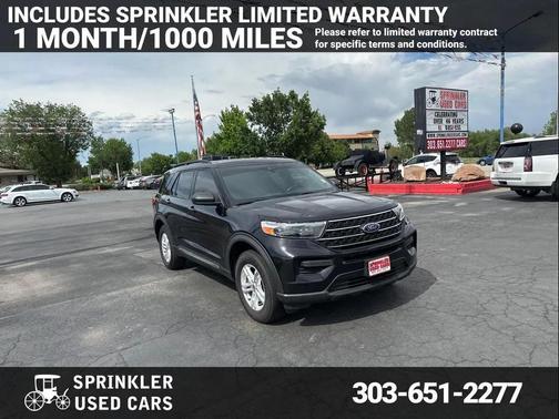 Agate Black Metallic 2020 Ford Explorer XLT