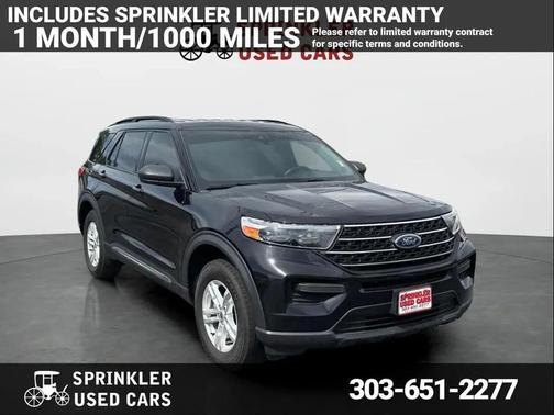 Agate Black Metallic 2020 Ford Explorer XLT