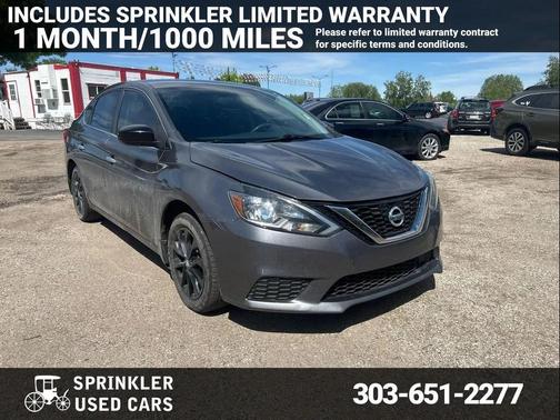 Gun Metallic 2018 Nissan Sentra S