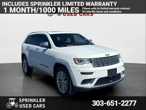 Bright White Clearcoat 2018 Jeep Grand Cherokee Summit