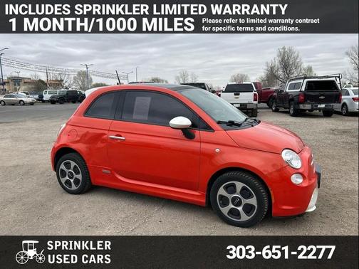 Electric Orange Tri-Coat Pearlcoat 2014 FIAT 500e Battery Electric