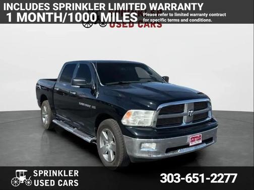Black Clearcoat 2012 RAM 1500 SLT