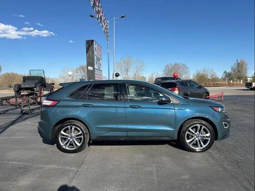 Blue 2016 Ford Edge Sport