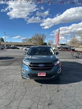 Blue 2016 Ford Edge Sport
