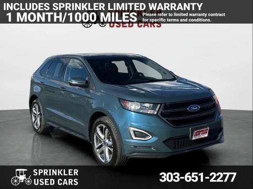 Blue 2016 Ford Edge Sport