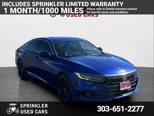 Still Night Pearl 2022 Honda Accord Sport SE 1.5T