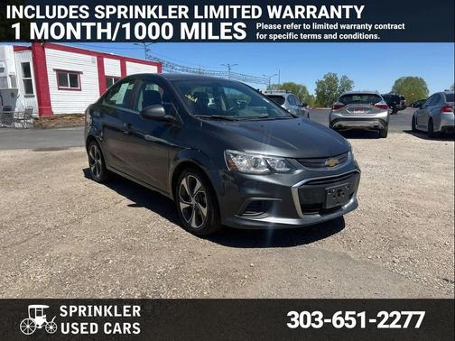 Nightfall Gray Metallic 2018 Chevrolet Sonic Premier