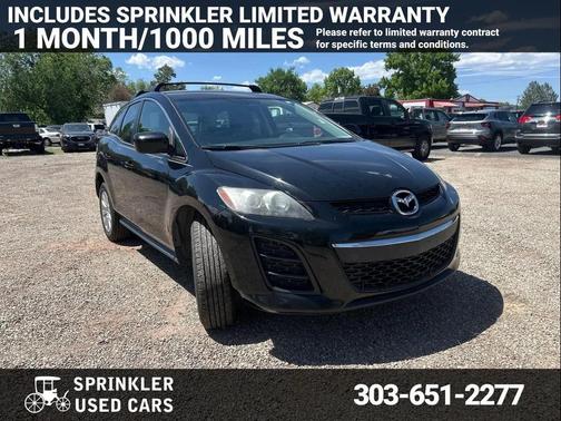Brilliant Black Clearcoat 2010 Mazda CX-7 i Sport