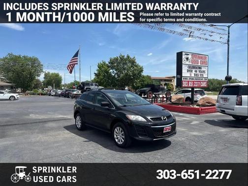 Brilliant Black Clearcoat 2010 Mazda CX-7 i Sport