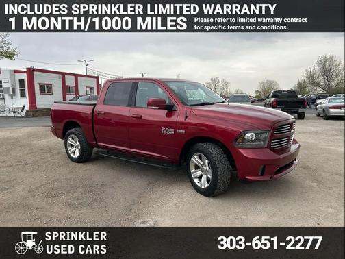 Deep Cherry Red Crystal Pearlcoat 2014 RAM 1500 Sport