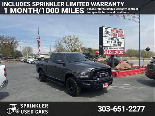 Granite Crystal Metallic Clearcoat 2021 RAM 1500 Classic Warlock Quad Cab 4x4 6'4' Box
