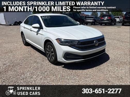 Pure White 2022 Volkswagen Jetta 1.5T S