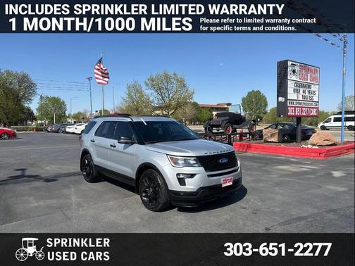 Ingot Silver Metallic 2019 Ford Explorer Sport