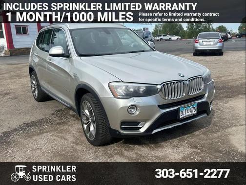 Silver 2016 BMW X3 xDrive28i