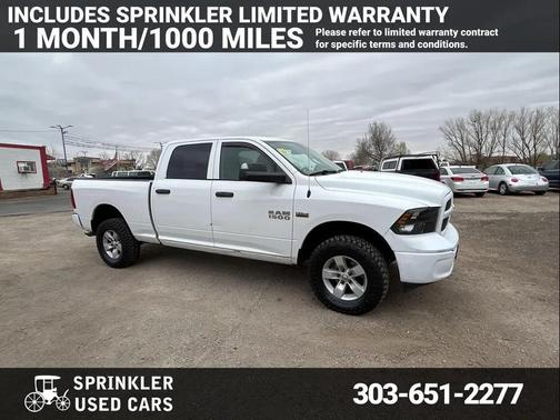 Bright White Clearcoat 2018 RAM 1500 Tradesman