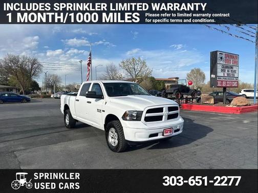 Bright White Clearcoat 2018 RAM 1500 Tradesman
