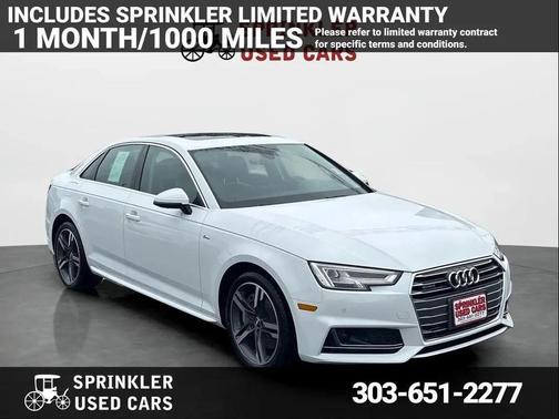 White 2017 Audi A4 2.0T Prestige