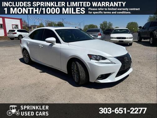 White 2015 Lexus IS 250 Base