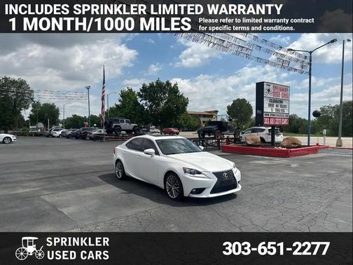 White 2015 Lexus IS 250 Base
