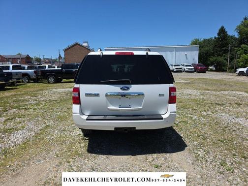 White Platinum Metallic Tri-Coat 2014 Ford Expedition Limited