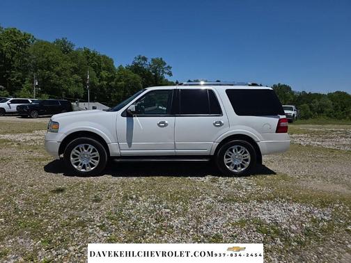 White Platinum Metallic Tri-Coat 2014 Ford Expedition Limited