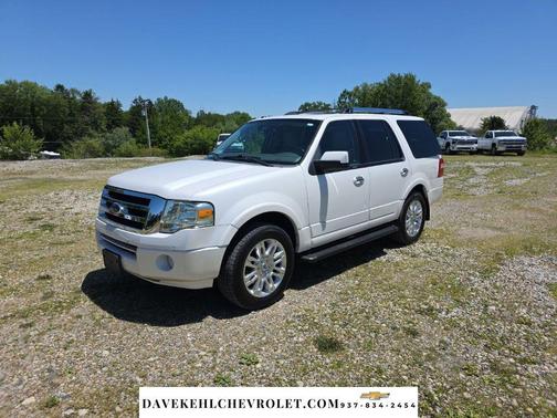 White Platinum Metallic Tri-Coat 2014 Ford Expedition Limited