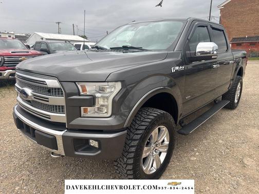 White Platinum Metallic Tri-Coat 2015 Ford F-150 Platinum